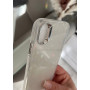 Перламутровий чохол з металевим ободком для iPhone 16 Plus – оригінал